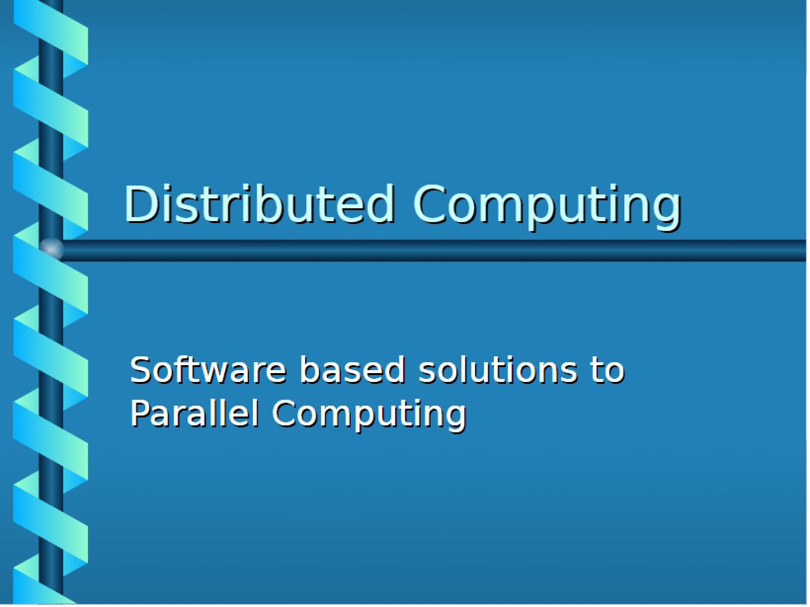 Computing in Distributed Systems