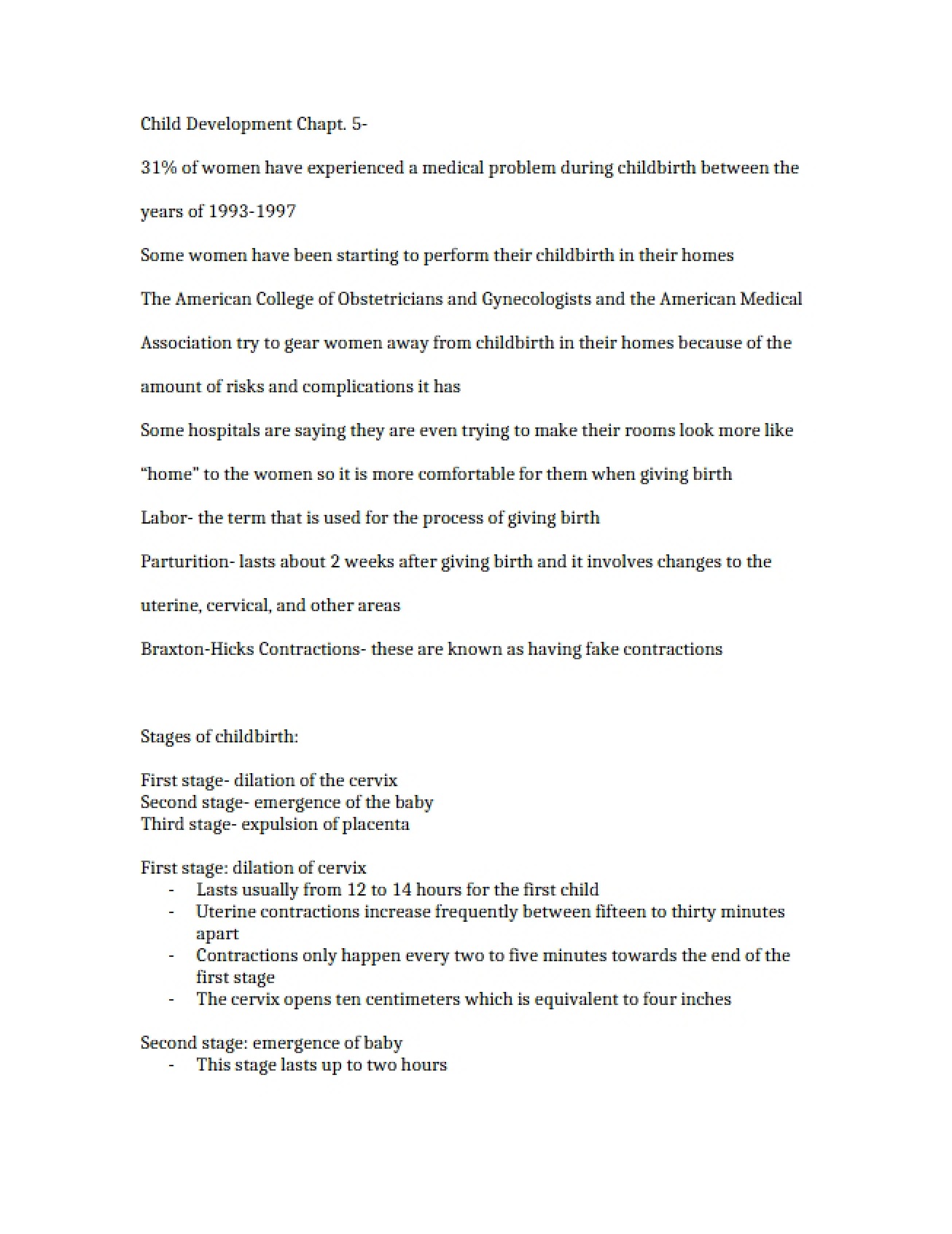 Chapter 5 Child Development