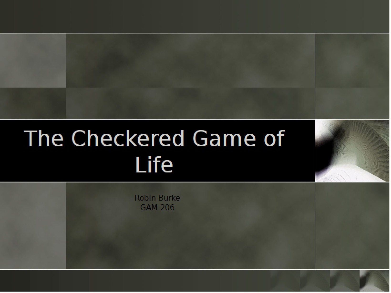 Life The Checkered Game