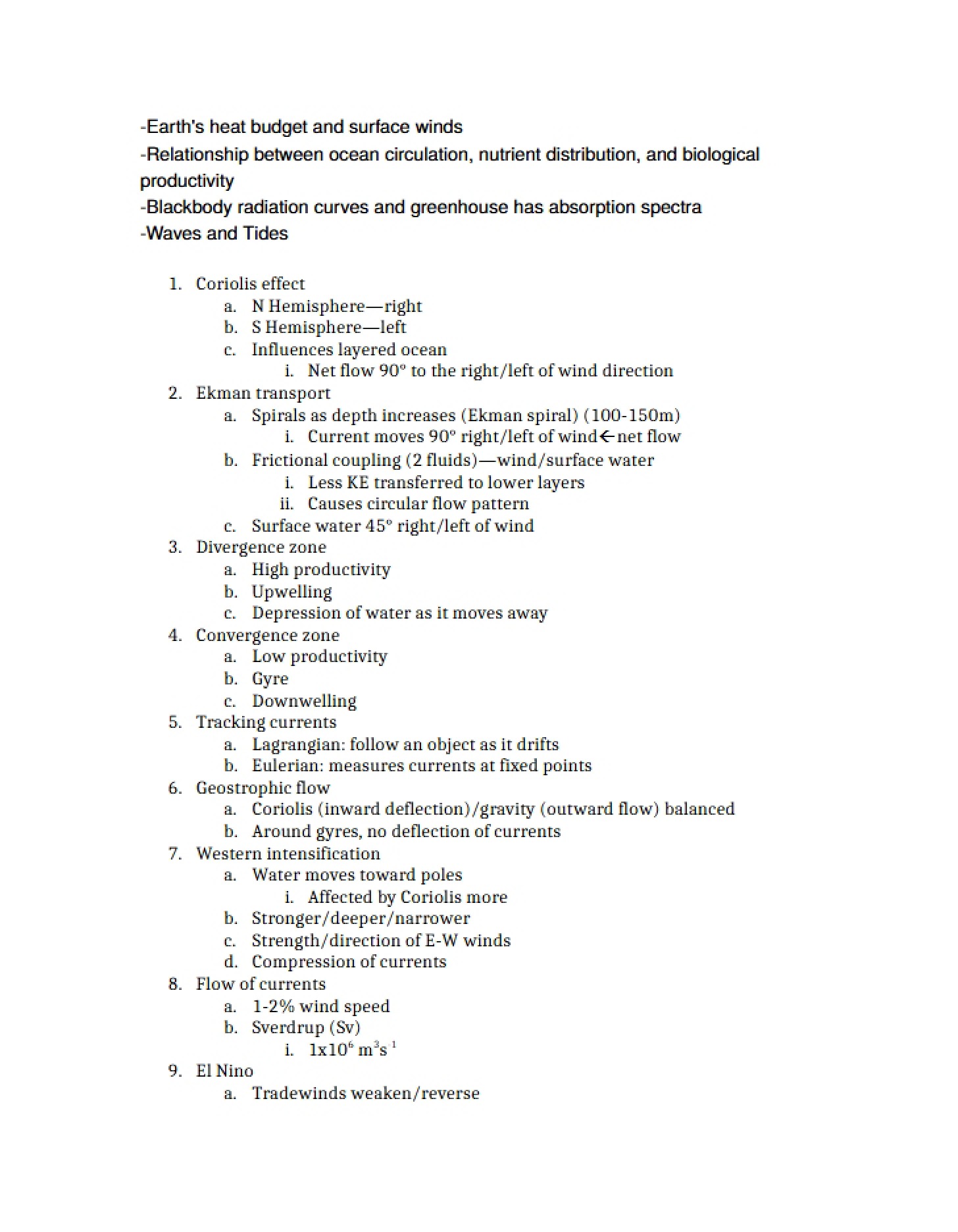 Guide for Exam 3 Study