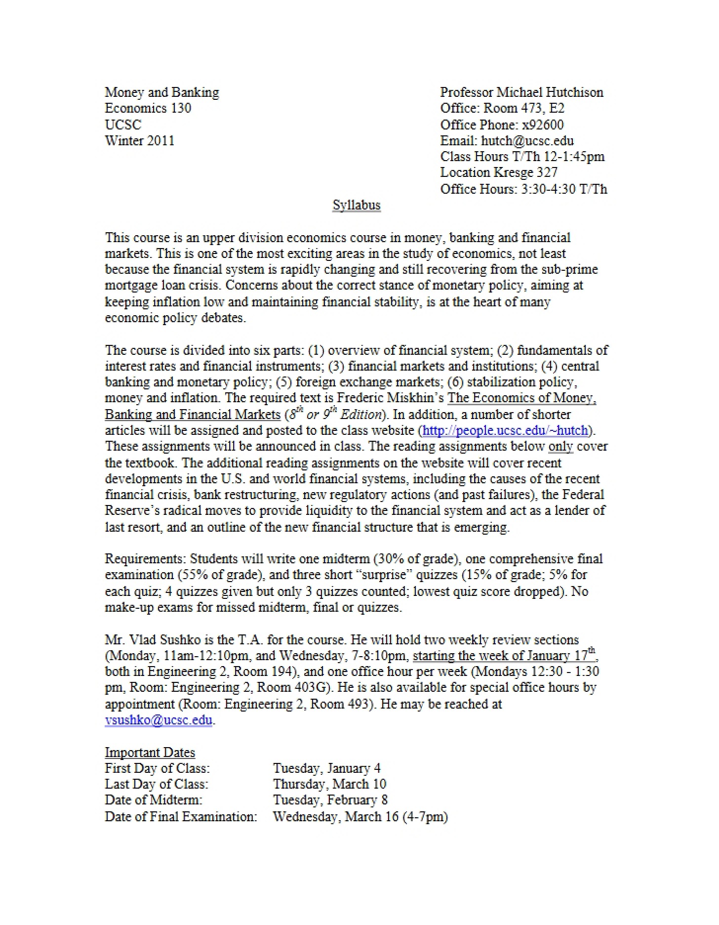Course Description