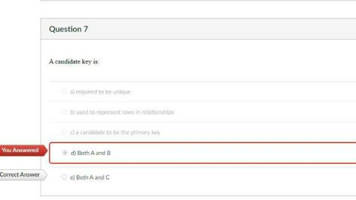 What is a Candidate Key - Study Guide