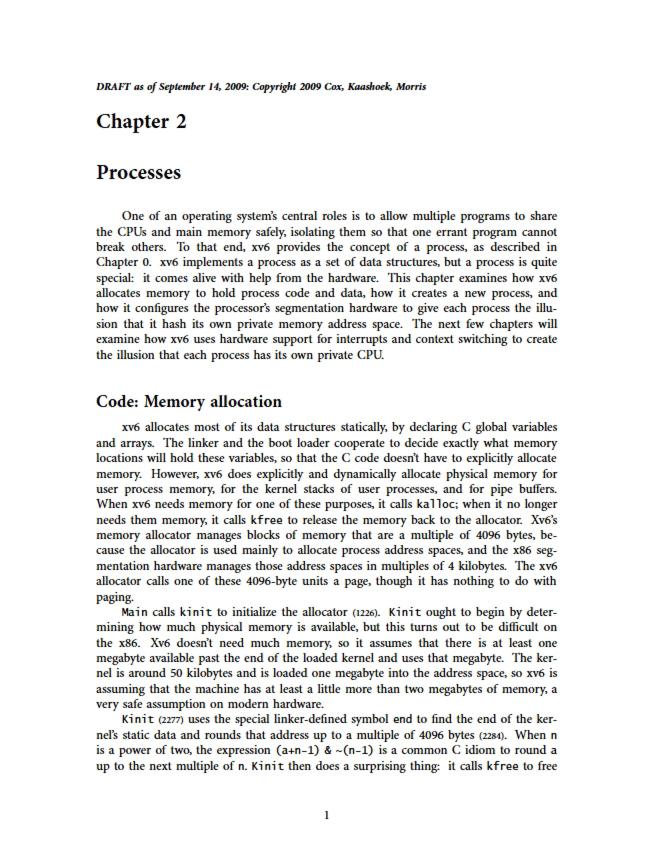 System Processes