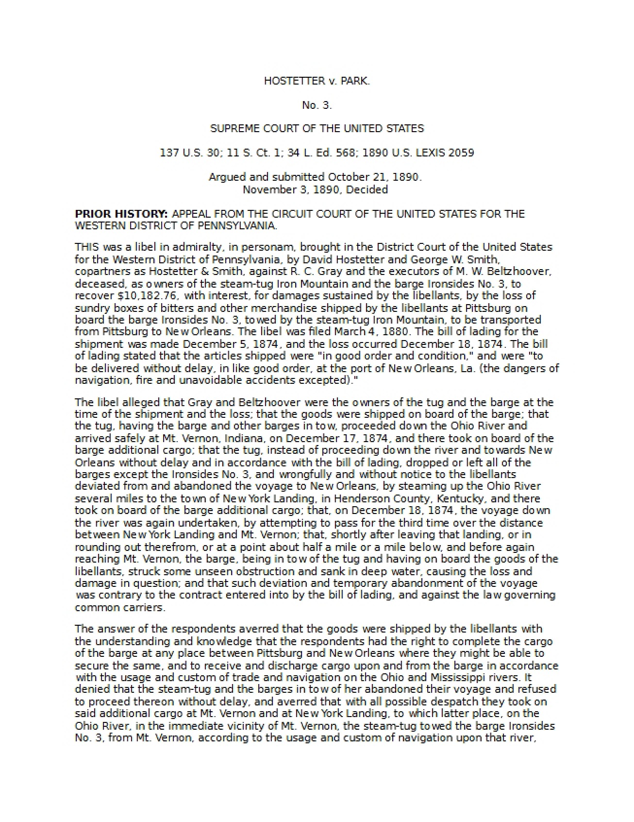 Trade Usage Legal Case