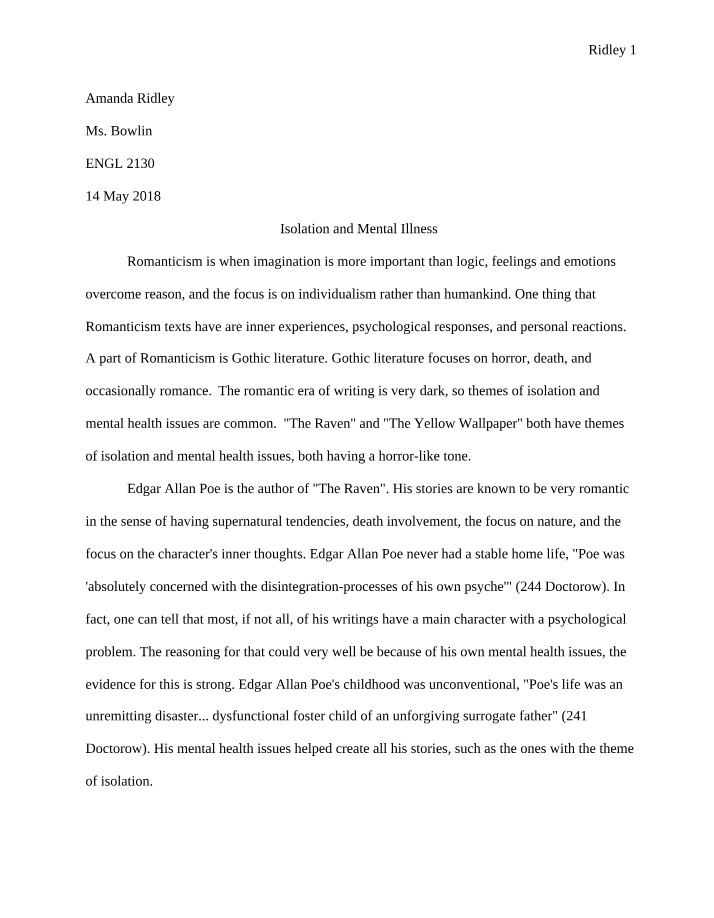 American Literature Rough Draft