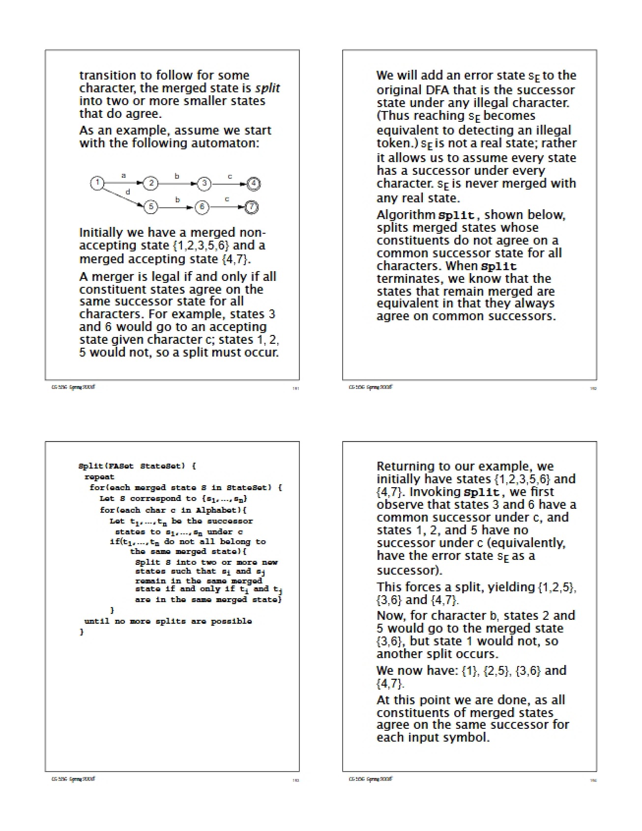 Notes from Lecture 15