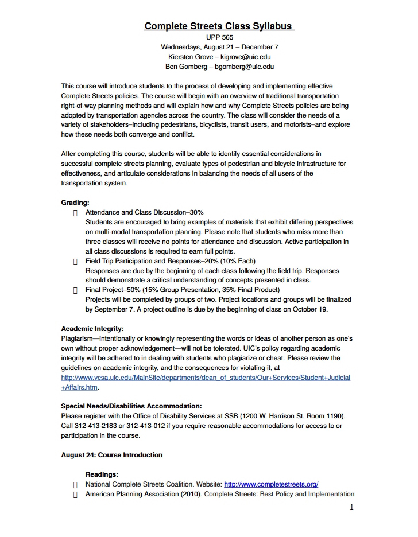 Syllabus File II