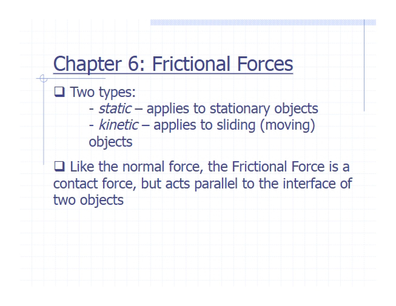 Notes for Section Six
