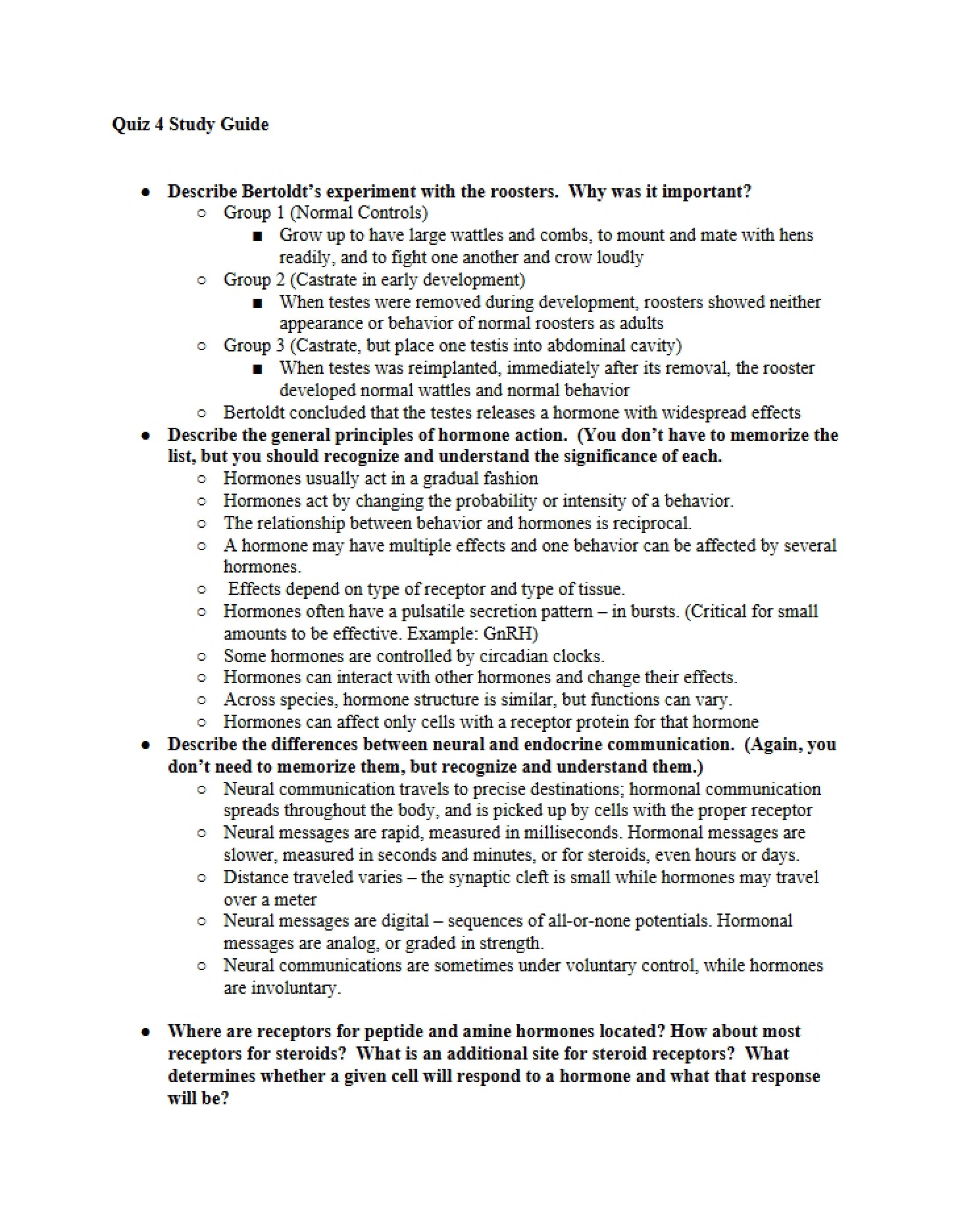 Quiz 6 Prep