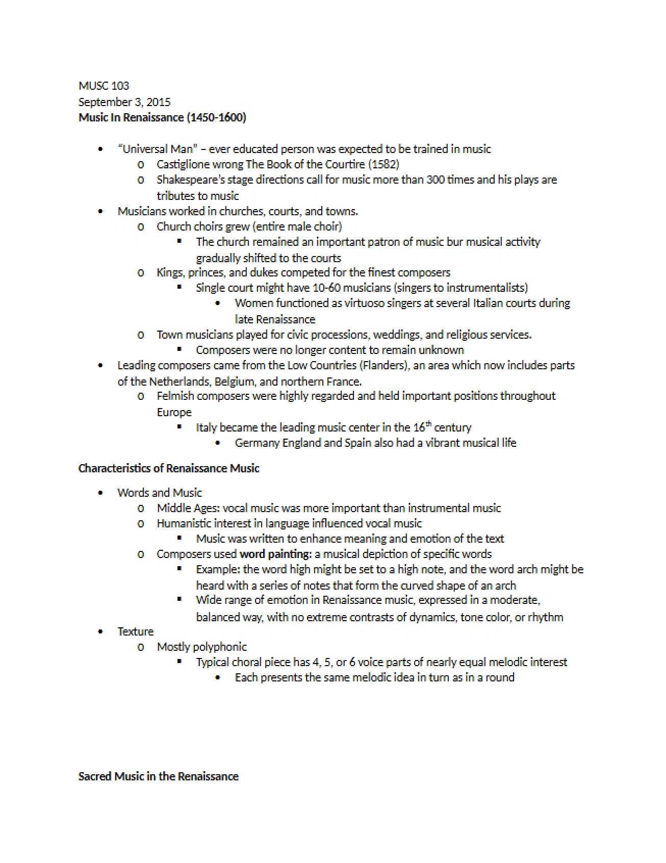 Notes for a Course in Web Architecture and Development