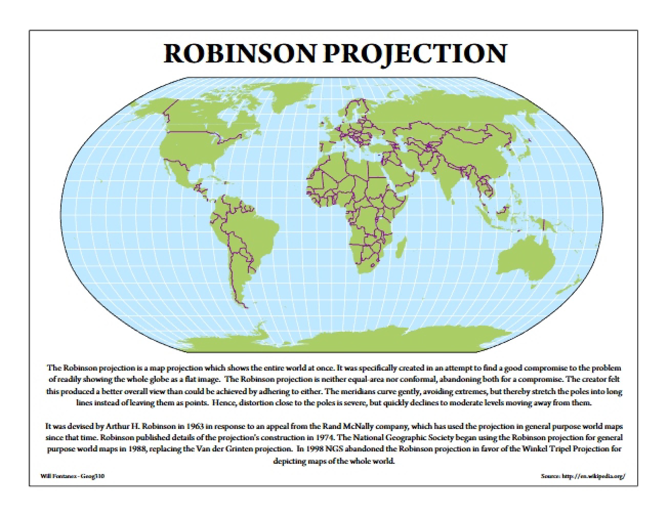 Projection of Robinson