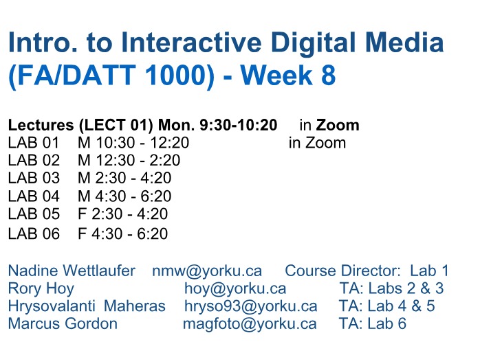 DATT1000 Lecture 8