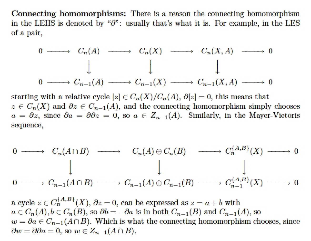 Homomorphisms Connection