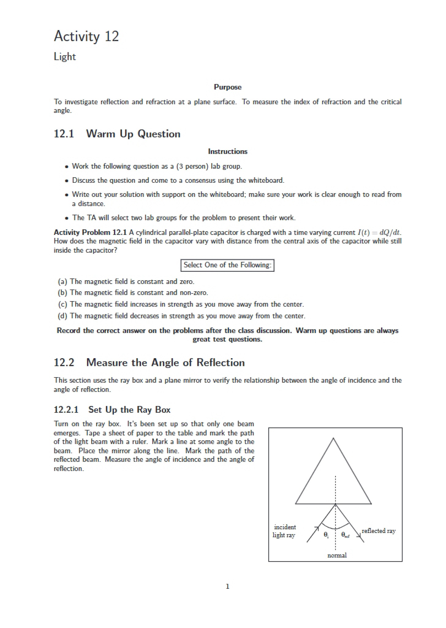 Light Activity 12
