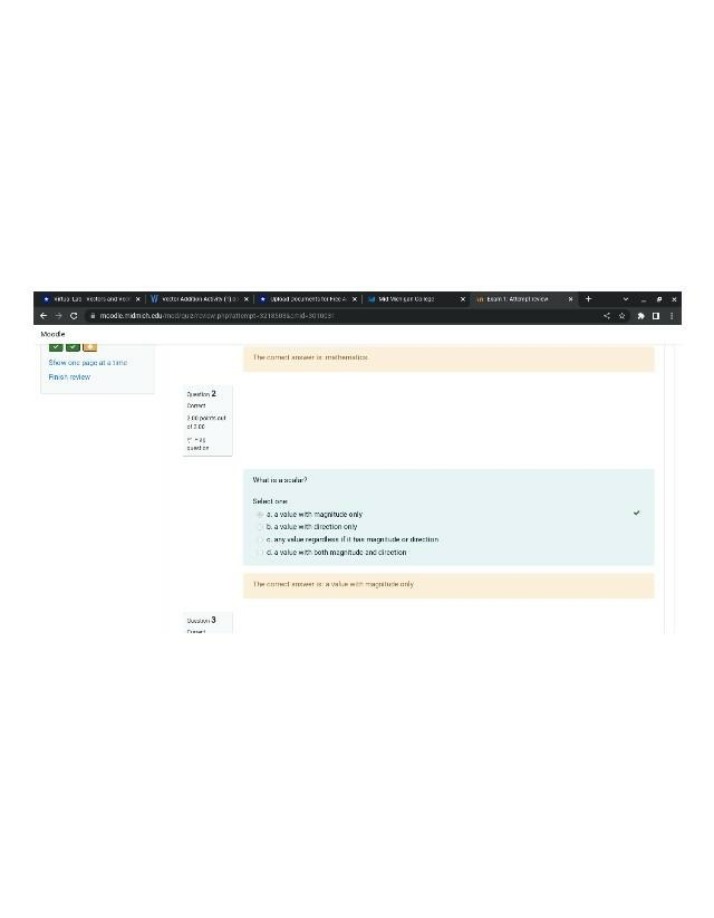 Virtual Lab Activity - Vectors and Vector Addition