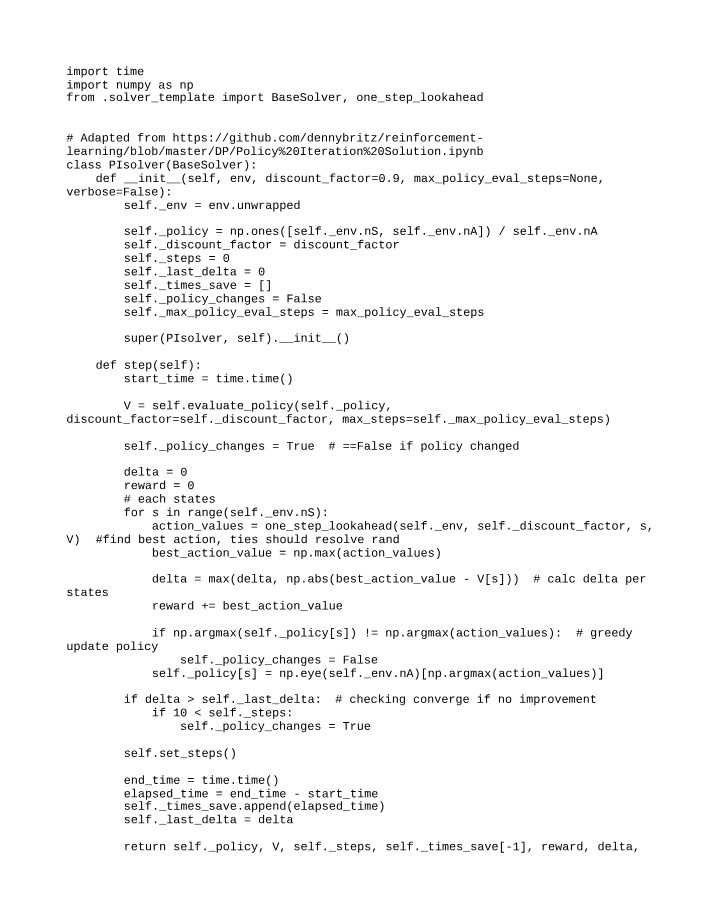 CS - PI Solver