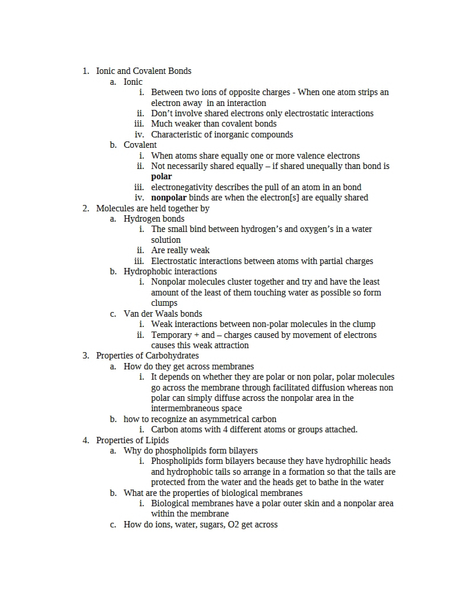 Covalent and Ionic Bonding