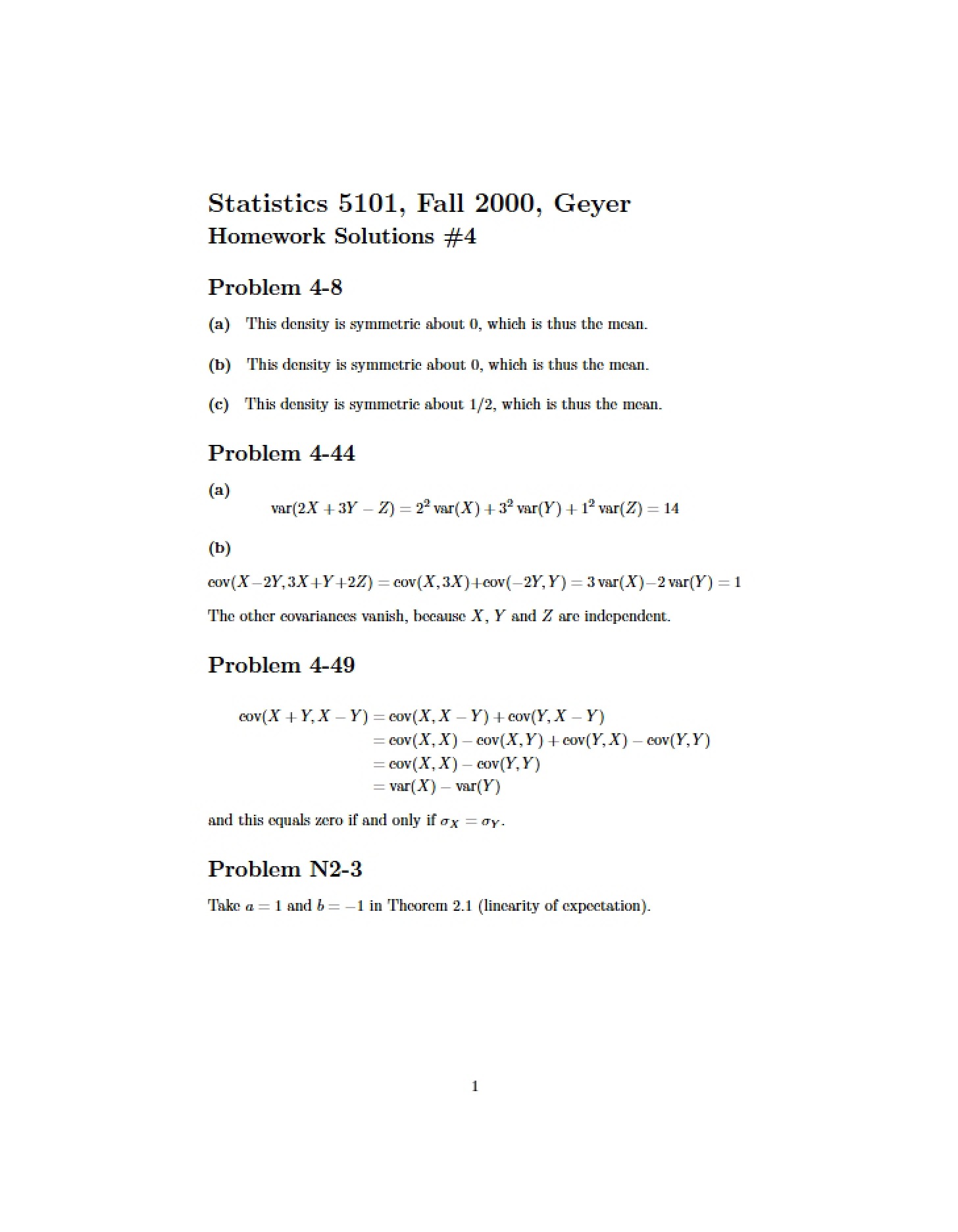 Key for Homework 04