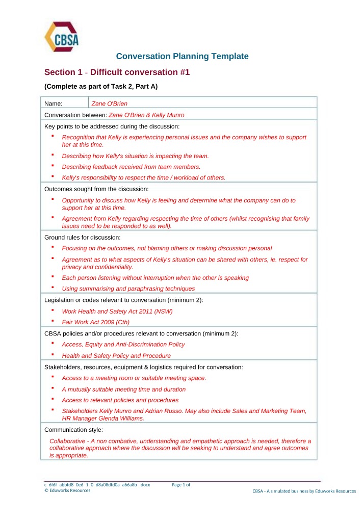 Difficult Conversations in the Workplace - Effective Strategies