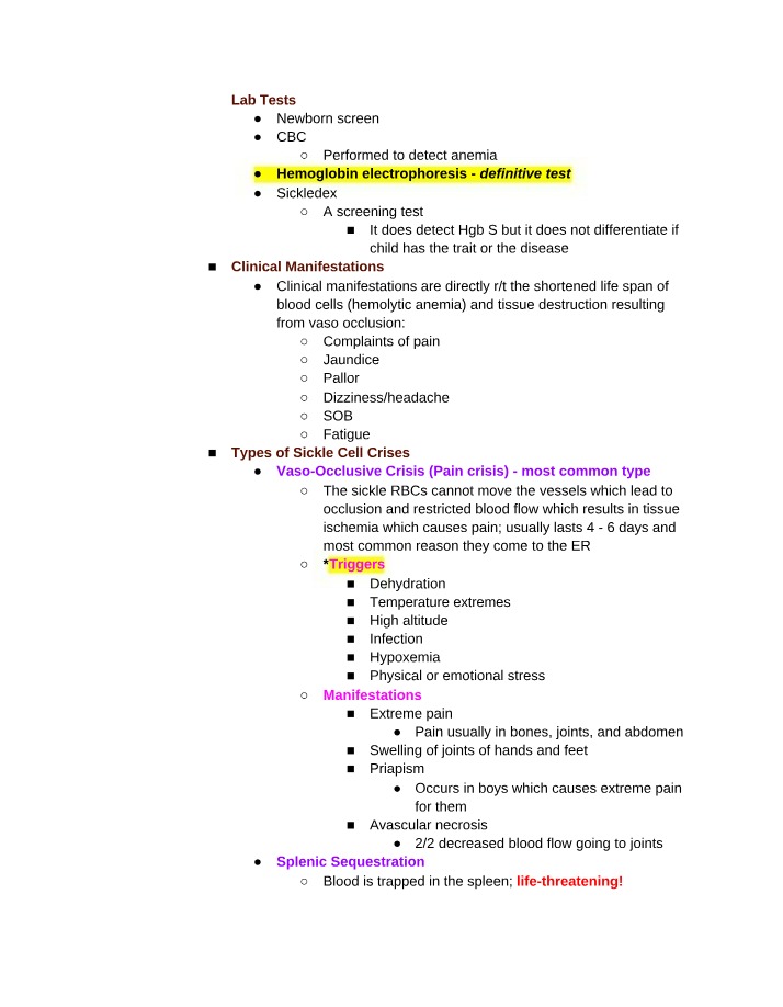 Laboratory Tests