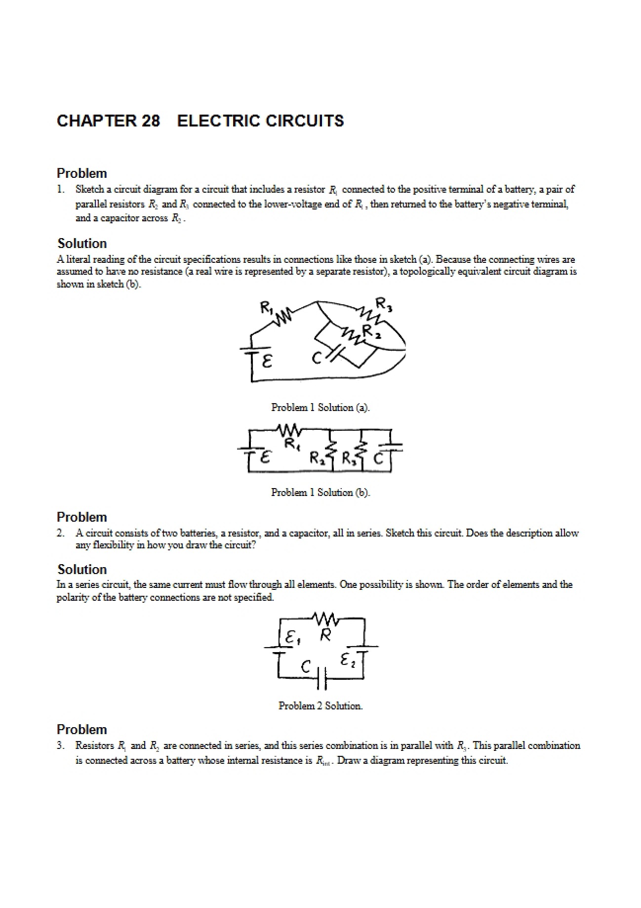 Analysis of Electrical Circuit Systems