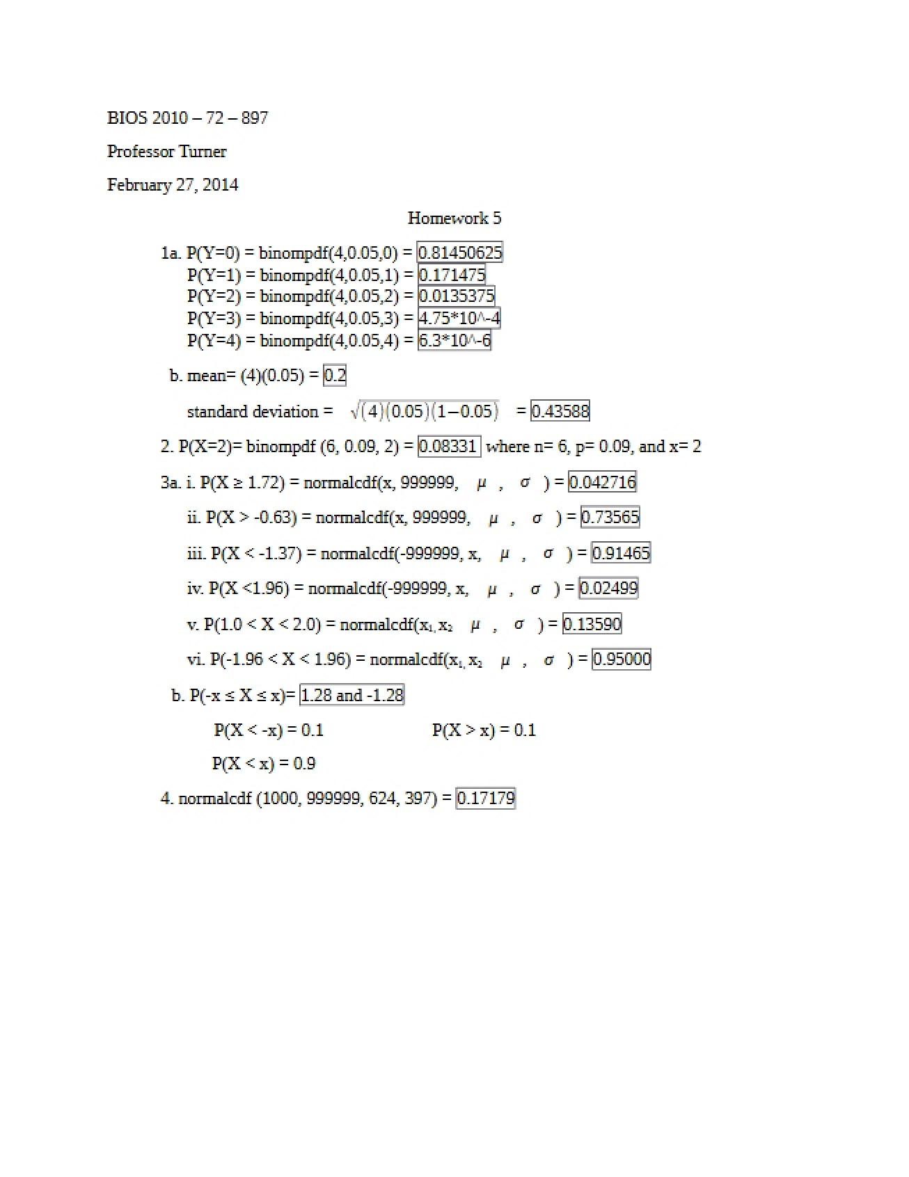 Homework 5