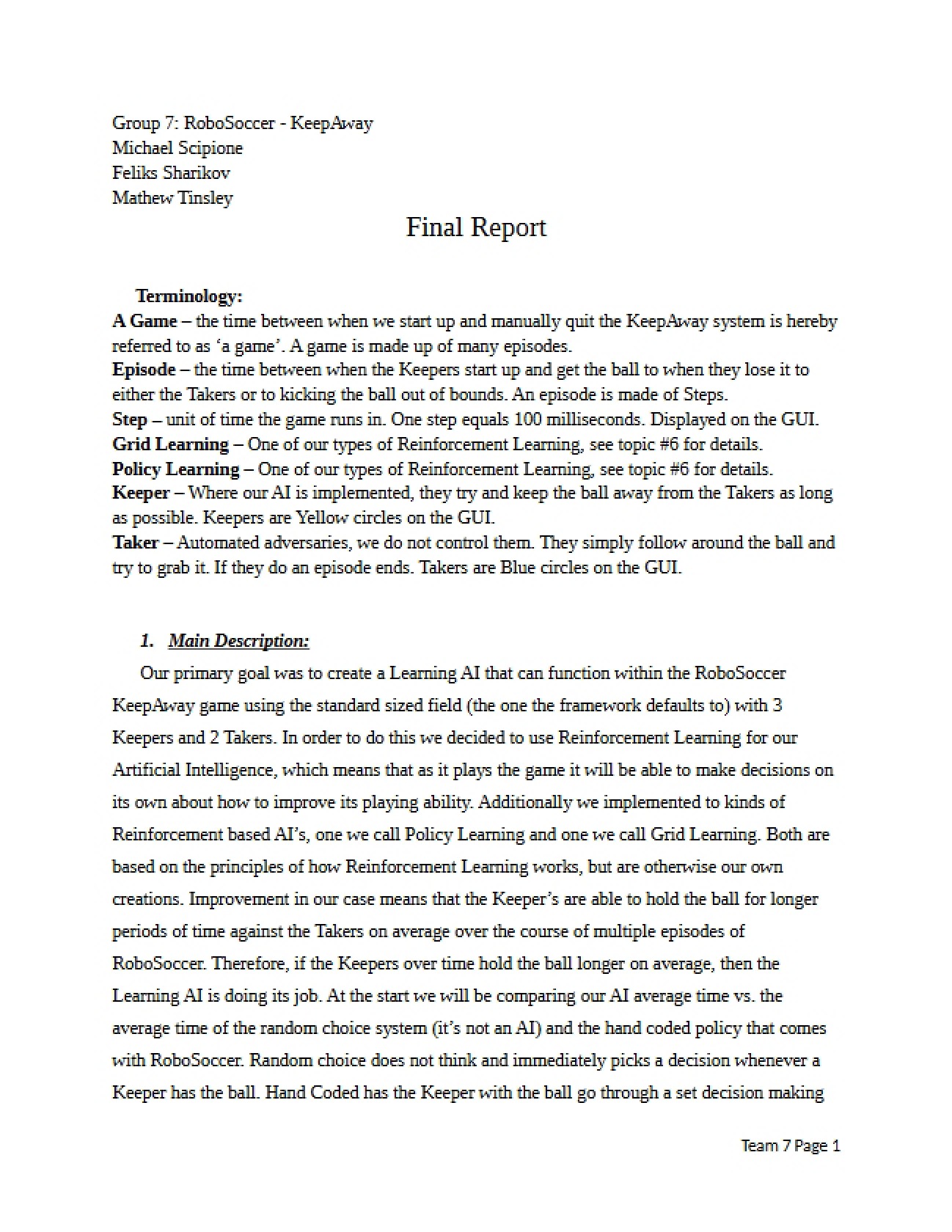 Report Final Draft