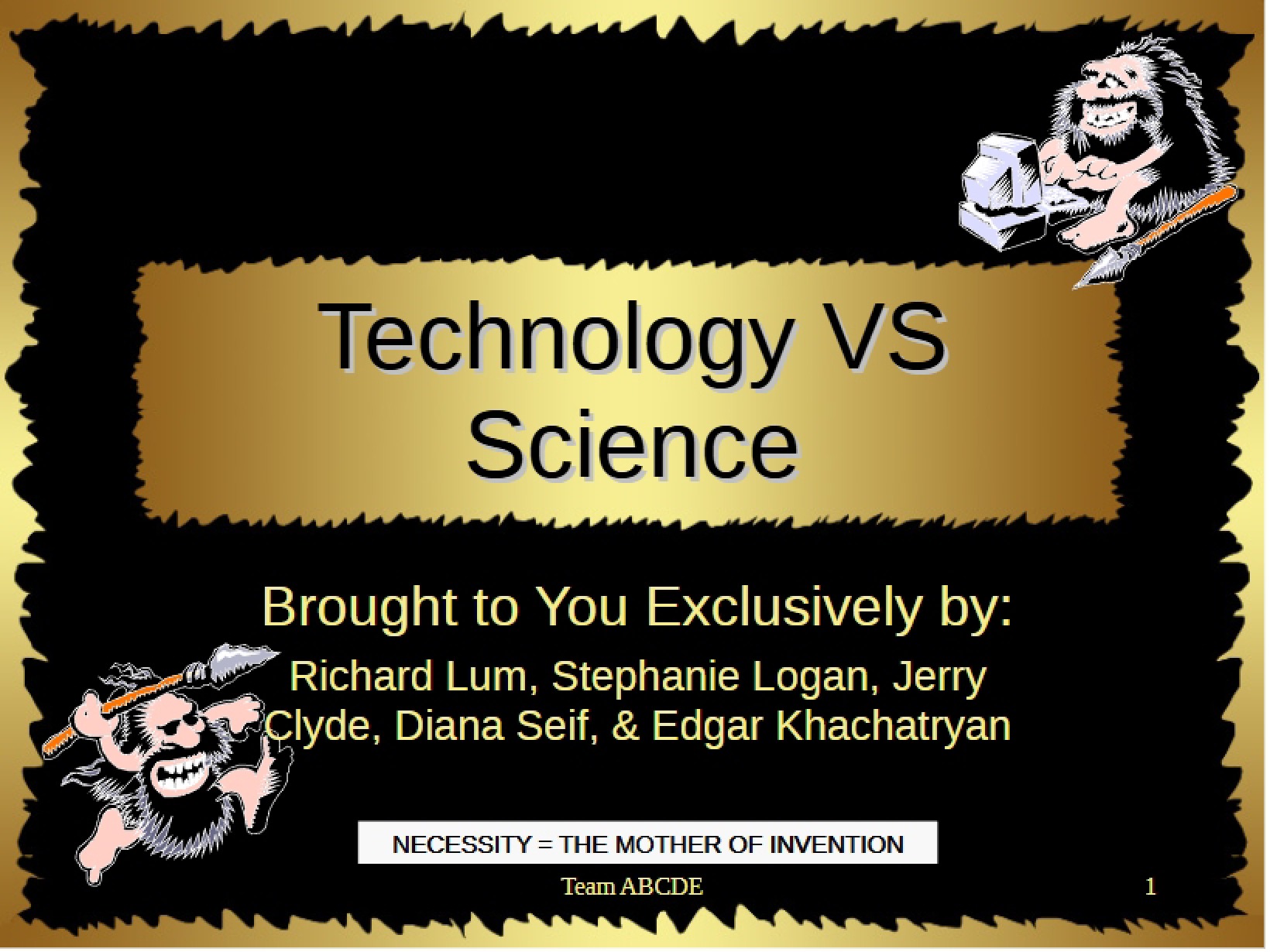 Science vs. Technology