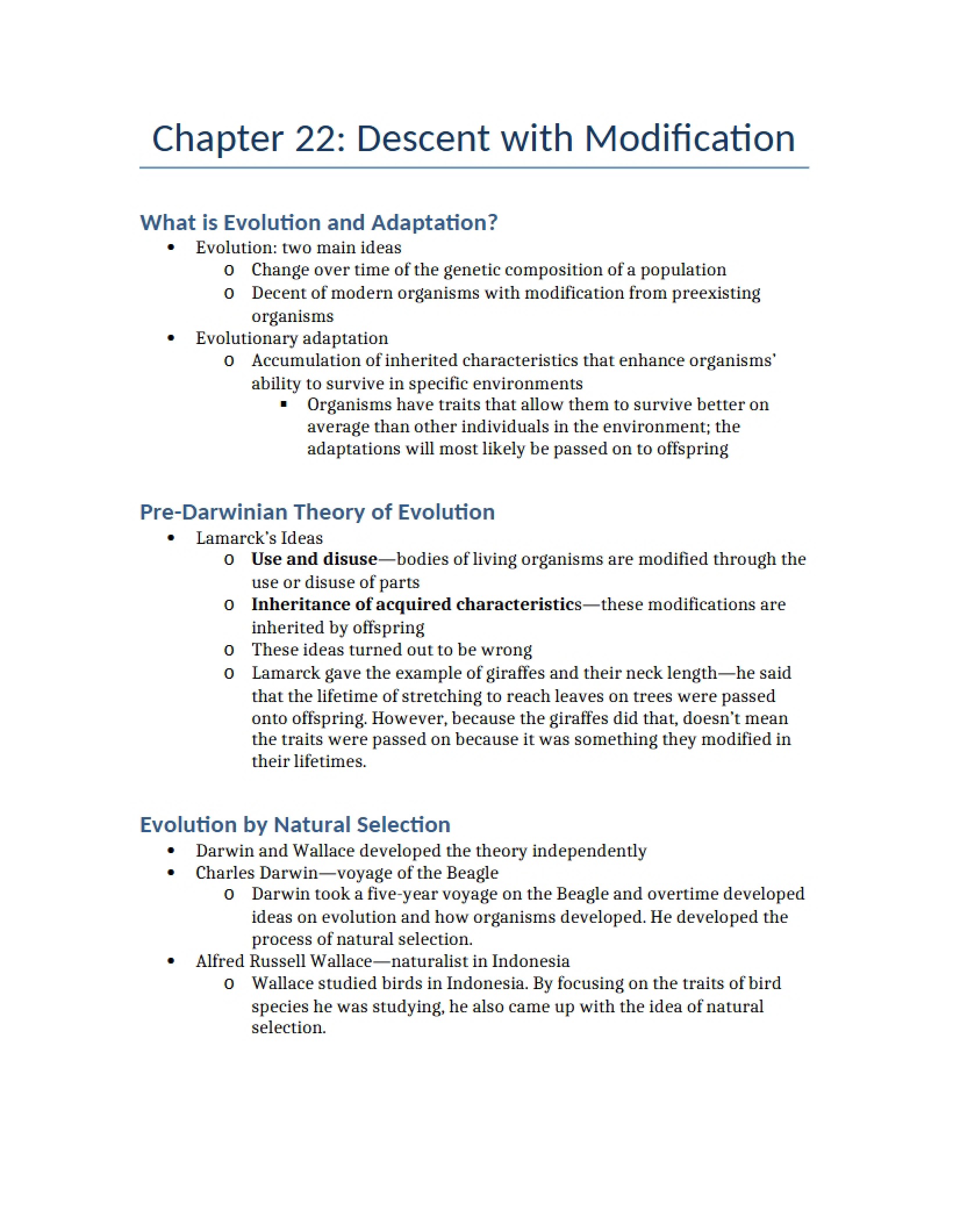 Descent with Modification Overview
