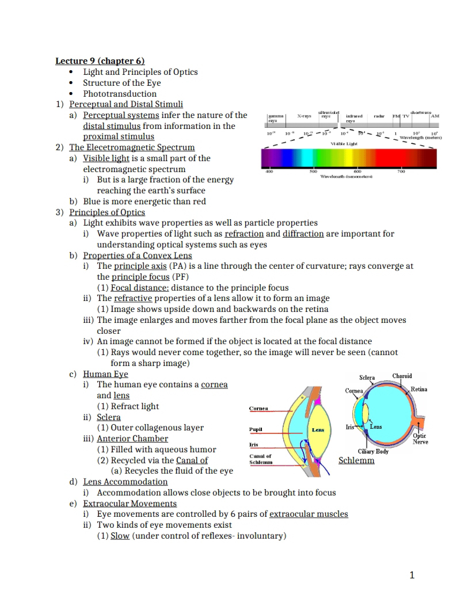 Ninth Lecture