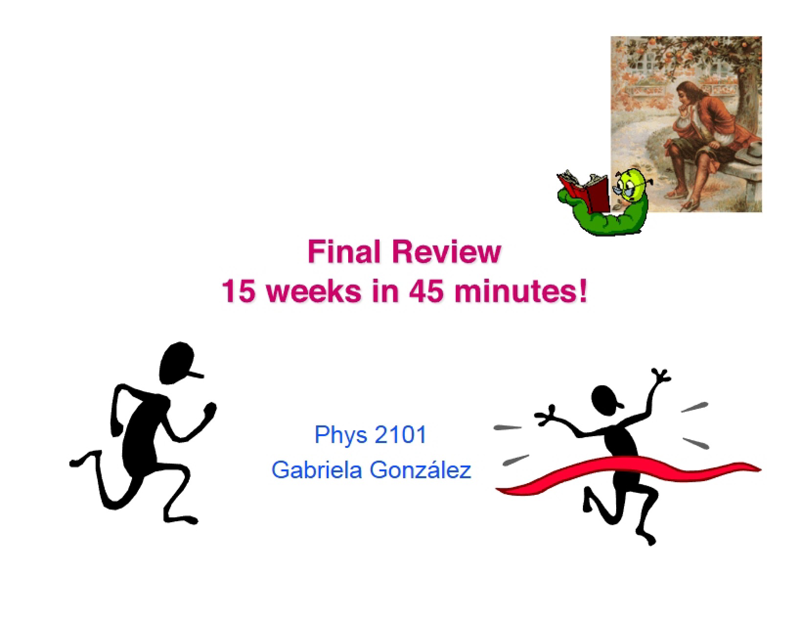 Physics 1 Final Review