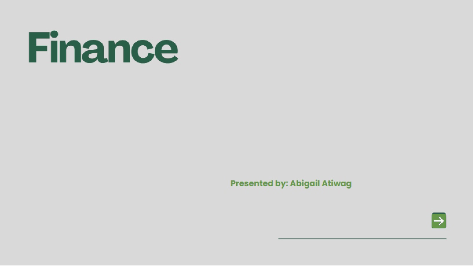 Finance Principles