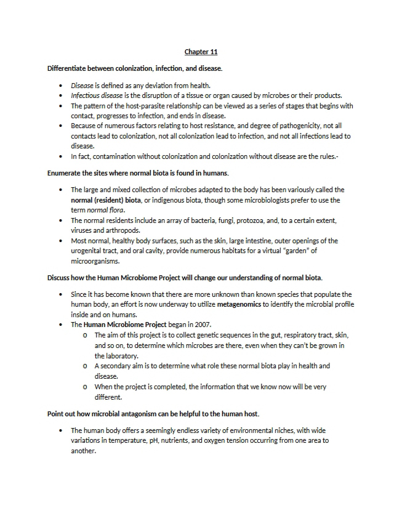 Basic Microbiology Chapter 11