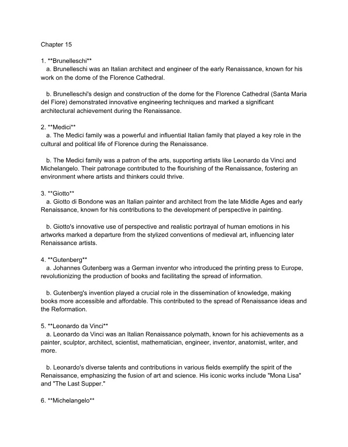 Vocabulary for Chapters 15, 16, and 17