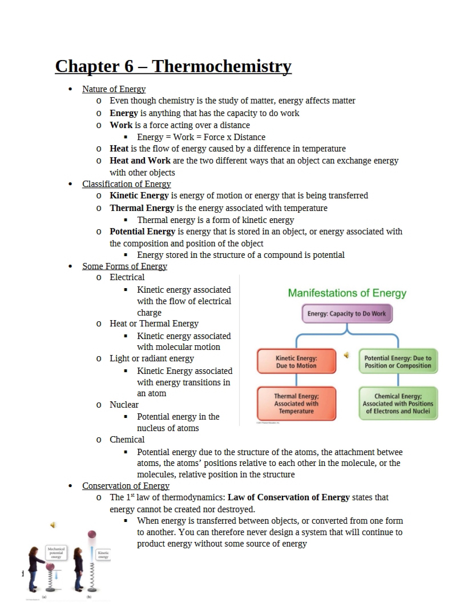 Thermochemistry (Chapter 6)