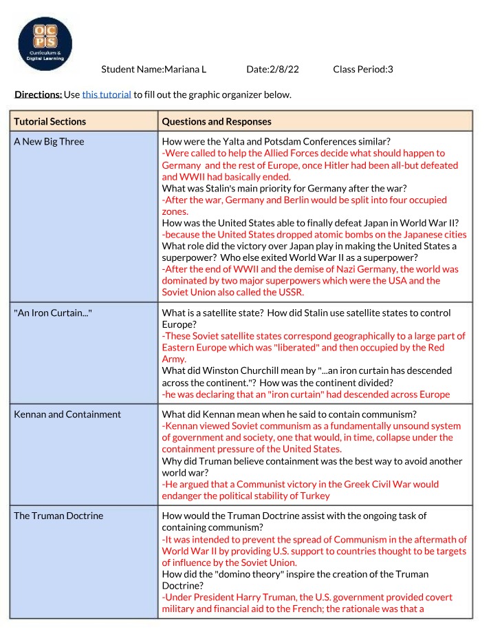 The Big Decisions After - Yalta and Potsdam Conferences