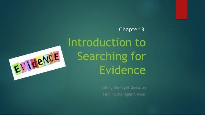 Asking the Right Question, Finding the Right Answer (Chapter 3)