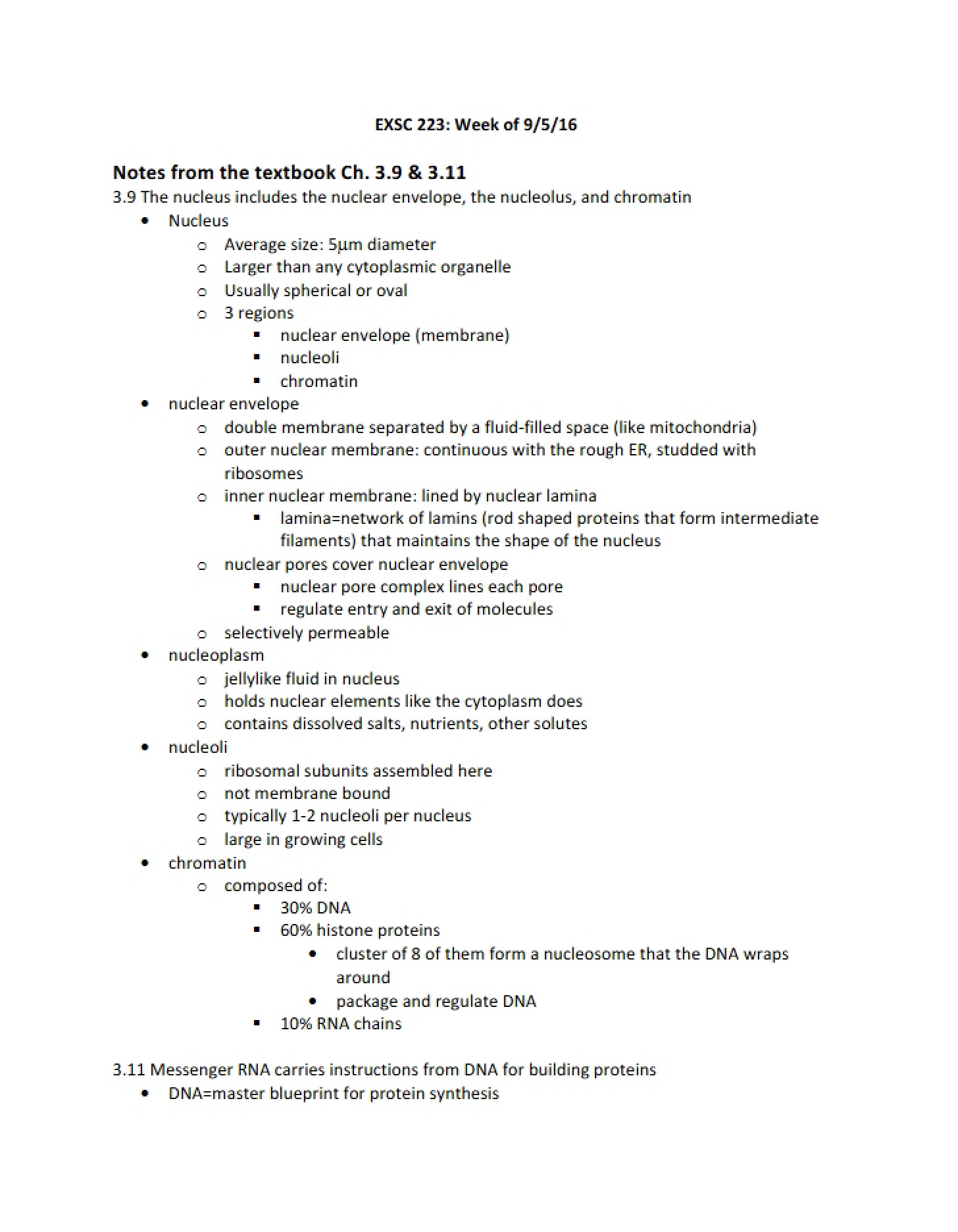 September 5th Lecture Notes