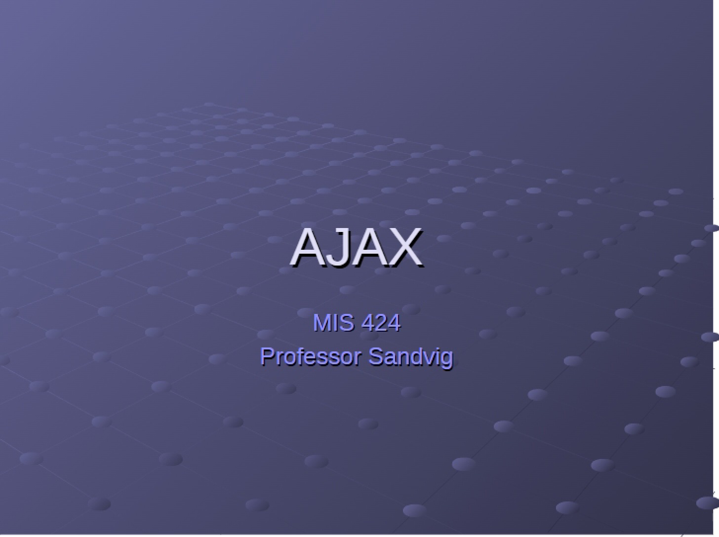 AJAX Fundamentals