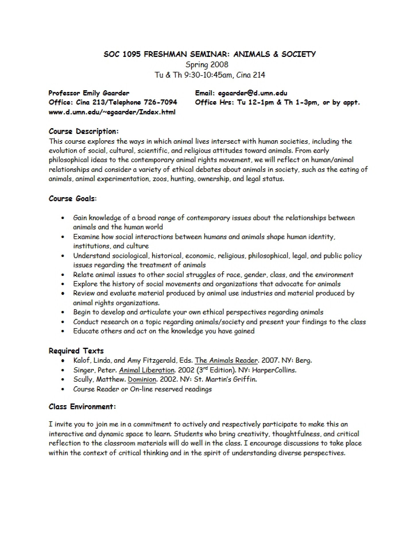 Course Outline