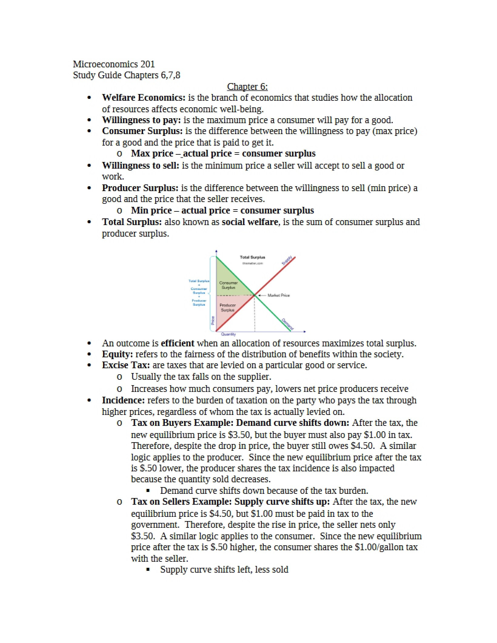 Sixth Chapter - Microeconomics