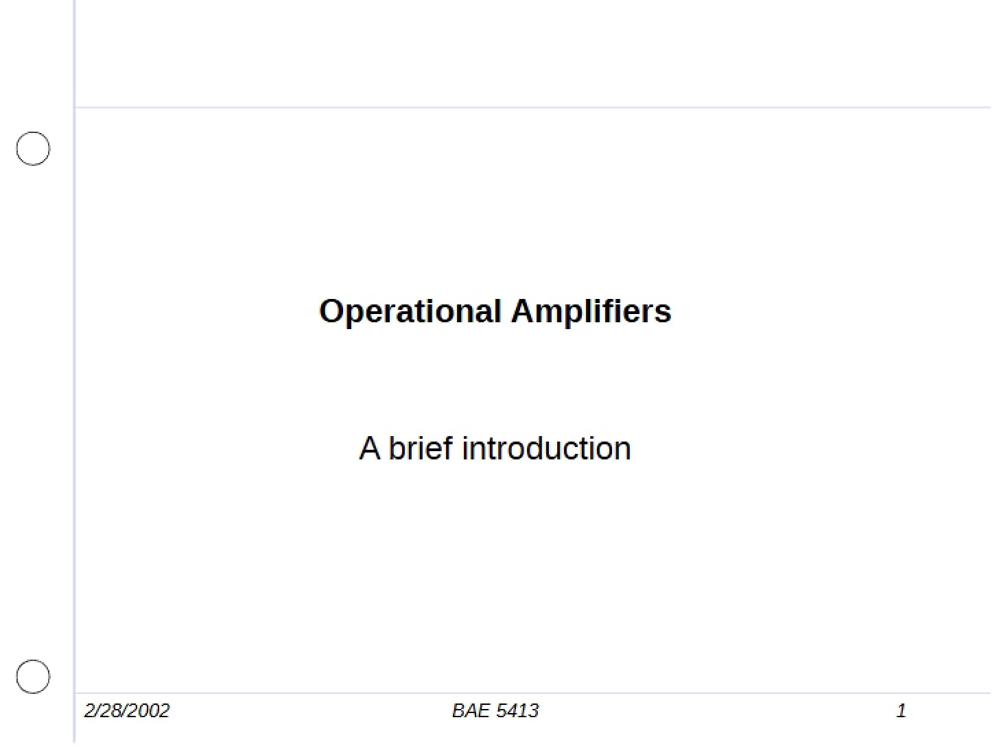 Op-Amps