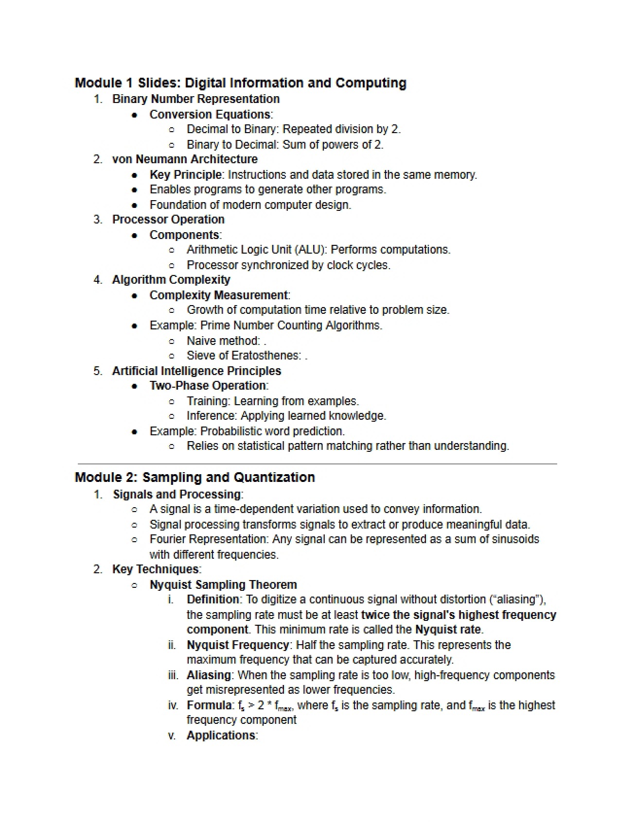 ECE Course Notes