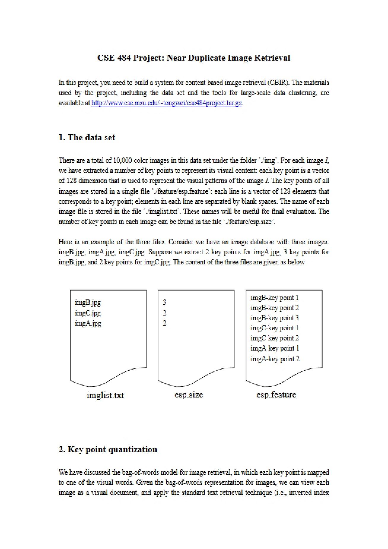 Retrieval of Near Duplicate Images
