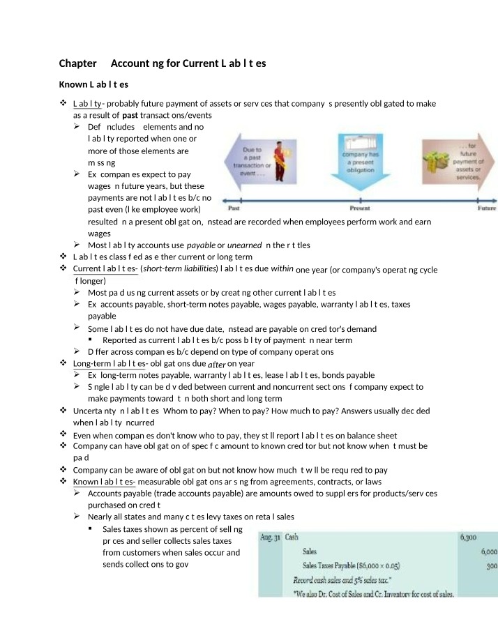 Current Liabilities in Accounting Explained