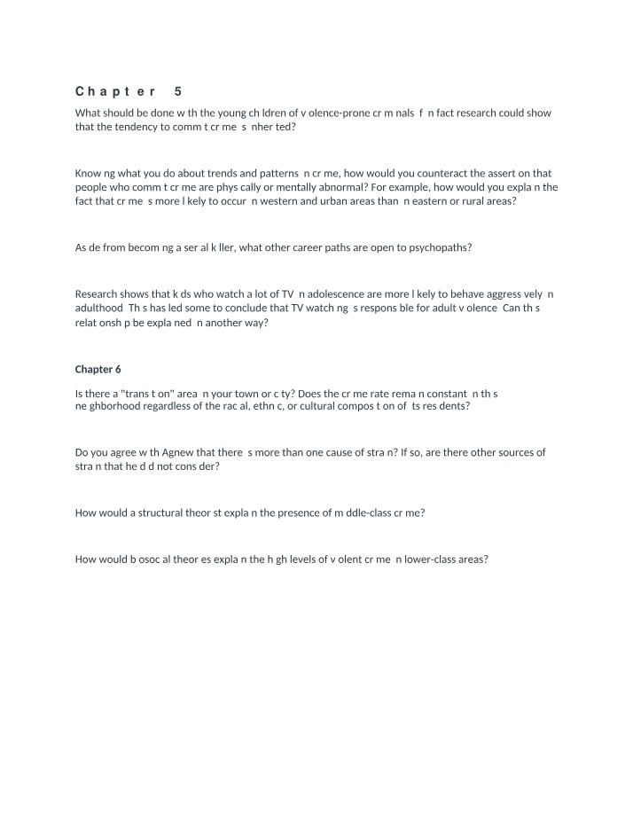 Parental Criminality - Impact on Young Children