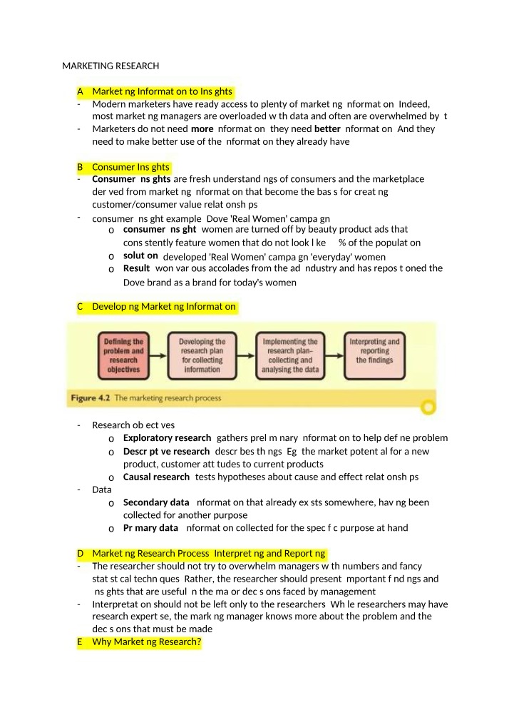 Marketing Research - From Information to Insights