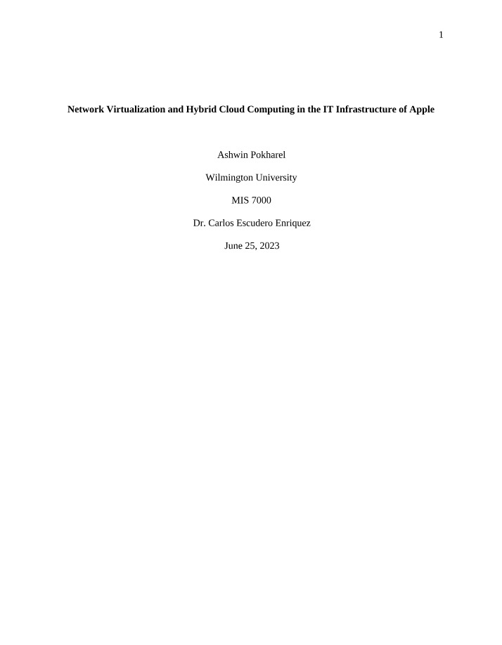 Apple IT - Network Virtualization and Hybrid Cloud Computing