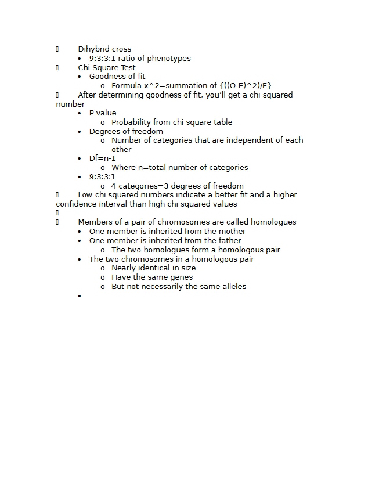Genetics Lecture 4