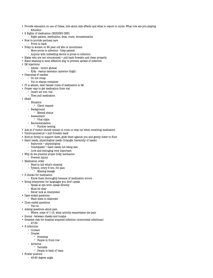 Essential Nursing Skills - Medication Administration and Infection